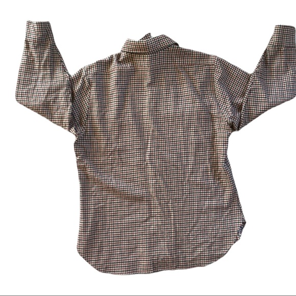 Vintage USA Made Pendleton Virgin Wool Houndstooth Long Sleeve Shirt XL. Clean! - Picture 6 of 15